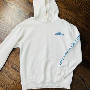 Men women’s H&M white hoodie prints sweatshirts S